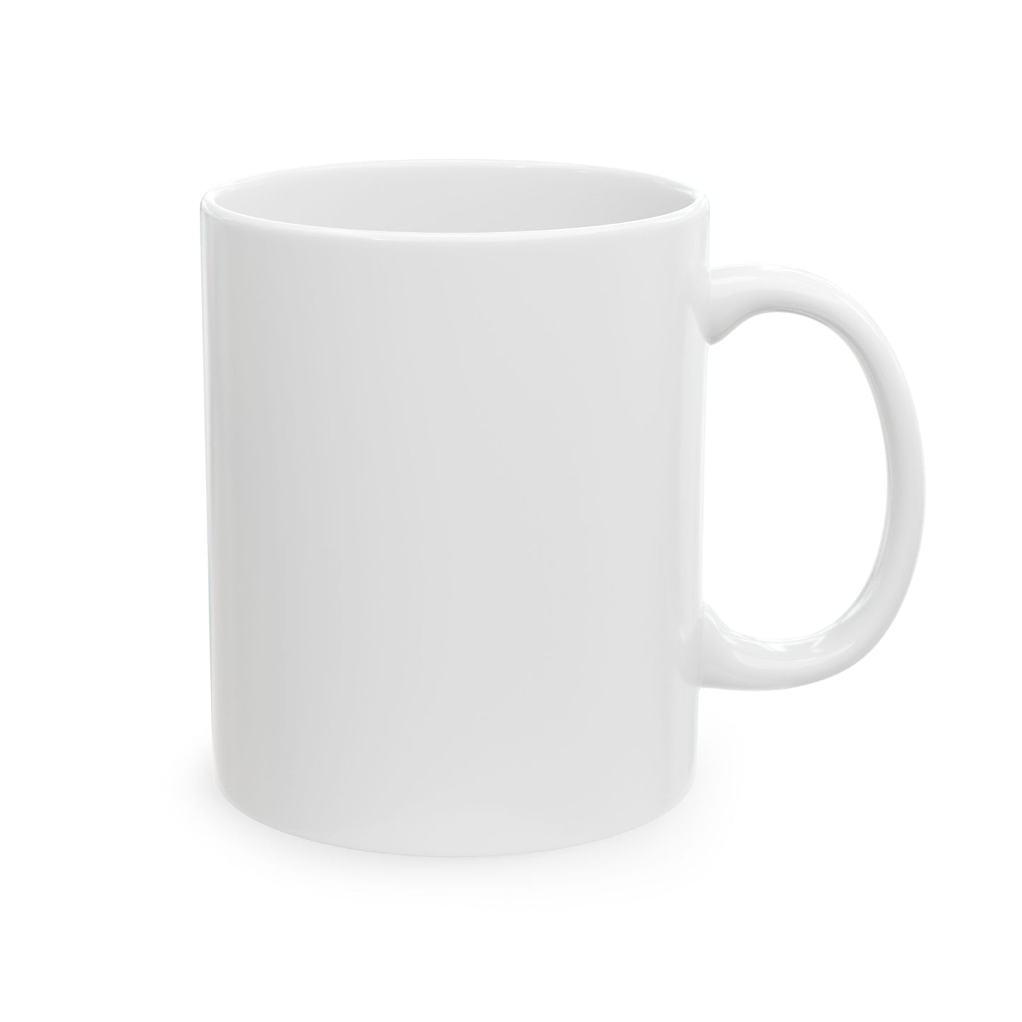 Ceramic Mug — 'Energy Snob' Minimalist Winter Coffee Cup (11oz/15oz)