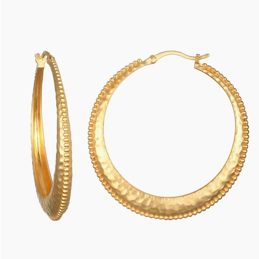 Timeless Beauty Dot Hoop Earrings