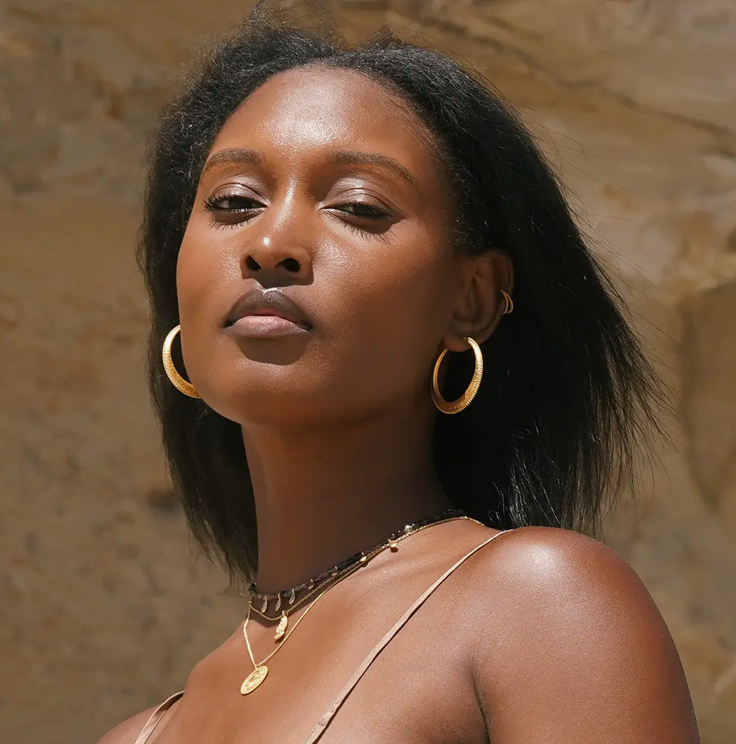 Timeless Beauty Dot Hoop Earrings