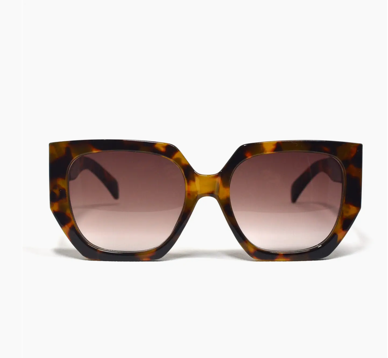 Vintage Tortoise Shell Square Sunglasses
