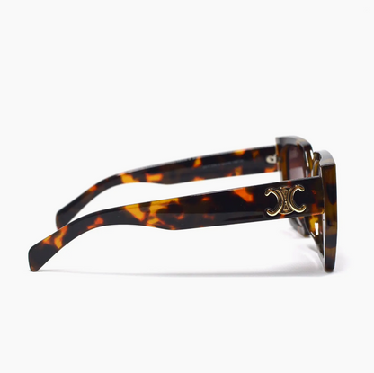 Vintage Tortoise Shell Square Sunglasses