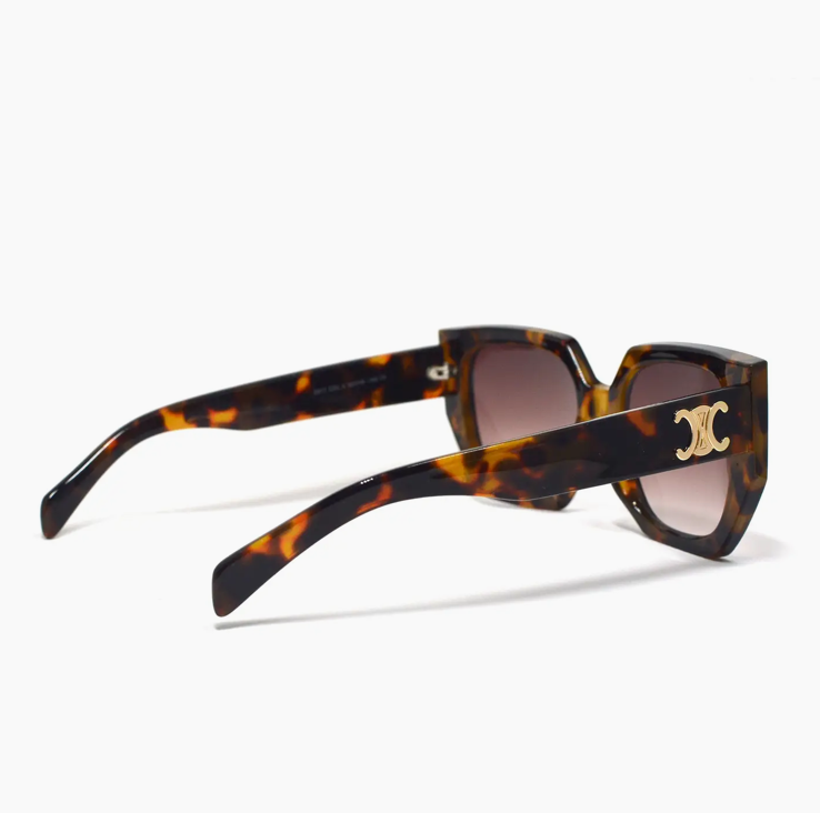 Vintage Tortoise Shell Square Sunglasses