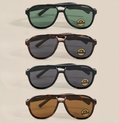Oversized Polarized Aviator Sunglasses