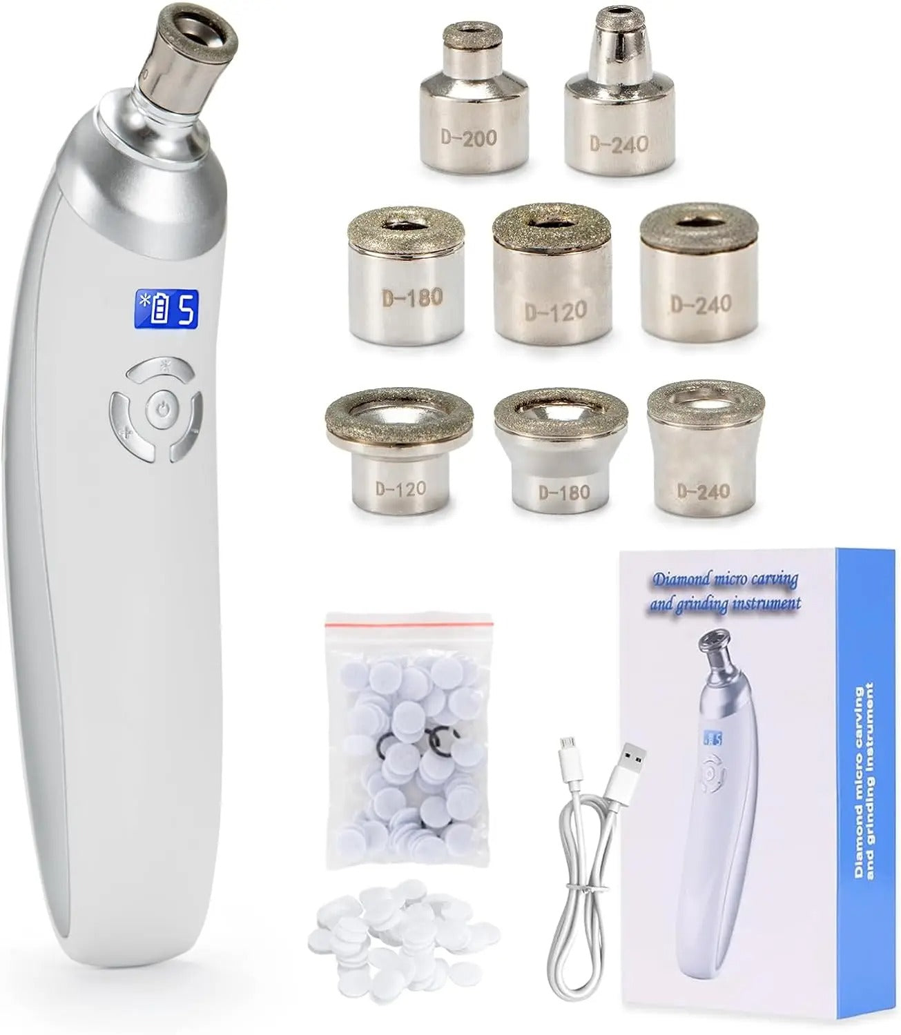 Diamond Microdermabrasion Machine – Professional Blackhead Remover & Deep Pore Cleansing Facial Tool