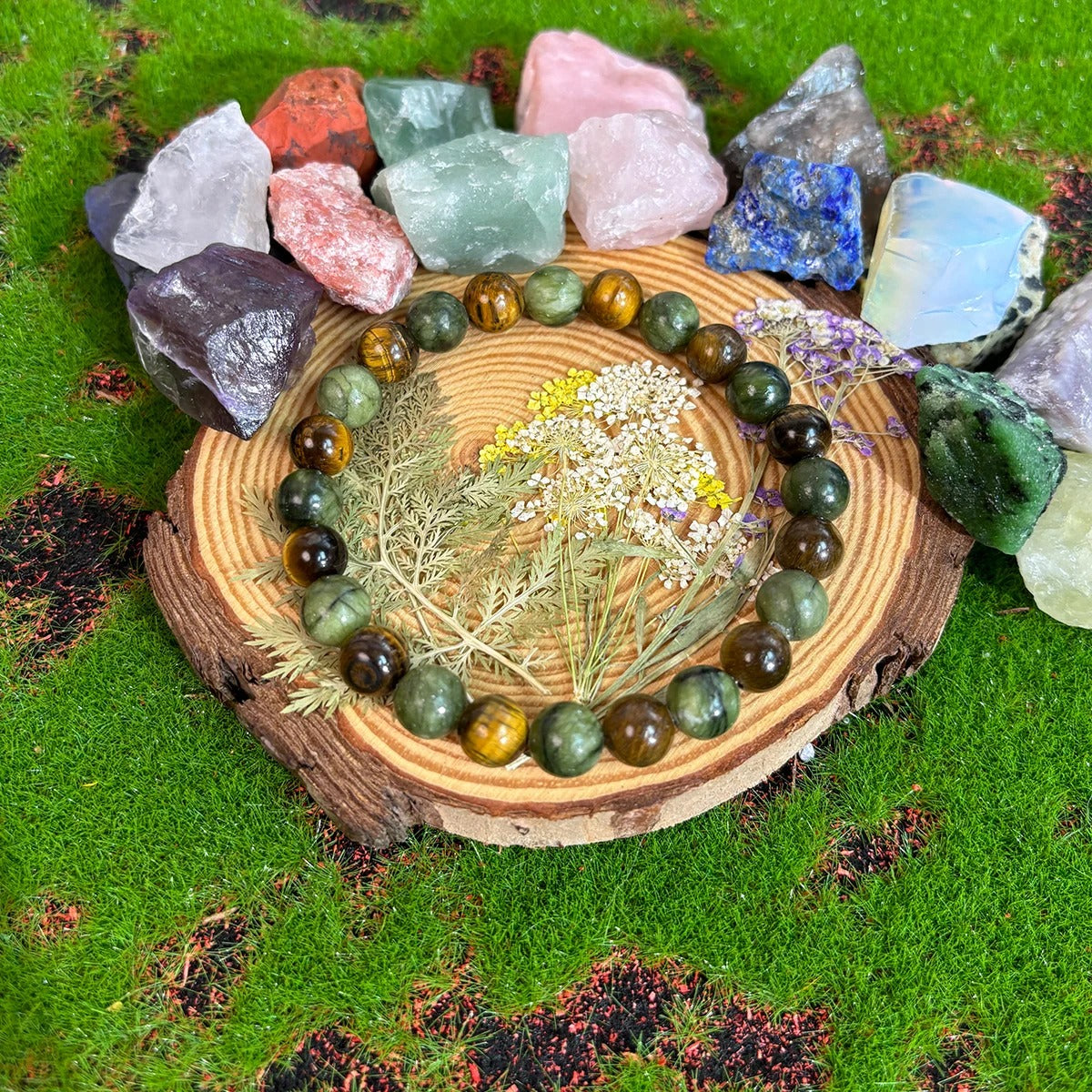 Money Frequency Bracelet-Attract Wealth, Prosperity & Abundance | Natural Crystal Energy Bracelet