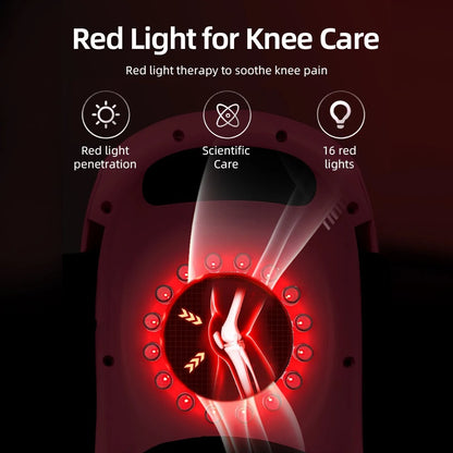 Smart Heated Knee Massager with Air Compression & Gentle Vibration
