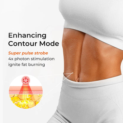 Red & Near-Infrared Light Therapy Belt — Fat Reduction, Pain Relief & Muscle Recovery Device